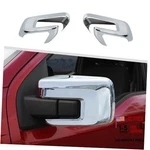 Jimen Fit Ford F150 2021-2024, 2PCS Exterior Rearview Mirror Caps Chrome New. Price: $65.44.